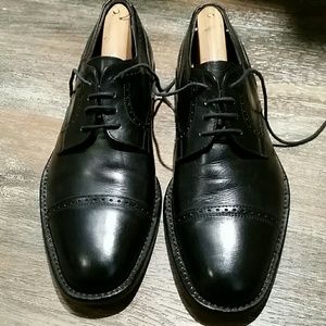 Bruno Magli Men's Cap Toe Oxford Shoes Black 9 M